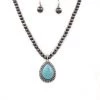 Art Turquoise Pendant Set ACCESSORIES