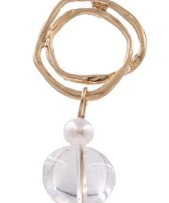 Art Box Gold Or Silver Glass Jewel Earrings ACCESSORIES