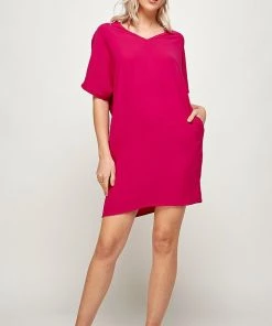 2Hearts Easy V-Neck Dress DRESSES