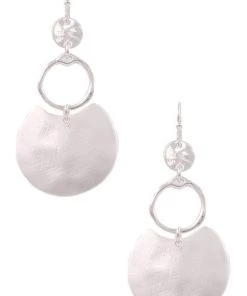 Art Box ACCESSORIES Layered Matte Gold Or Silver Earrings