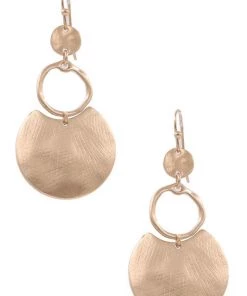 Art Box ACCESSORIES Layered Matte Gold Or Silver Earrings