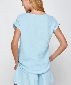 2Hearts SETS/ONE PIECE Muslin Short Set