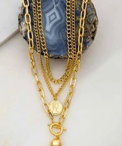 LA3Accessories Two Necklace Chain Set