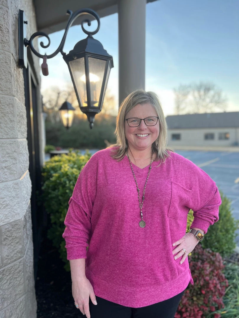 Zenana TOPS Mélange V-Neck Sweater