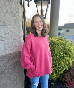 Zenana Pocket Sweatshirt LONG SLEEVE