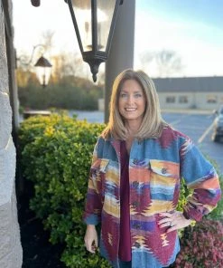 Jodifl Aztec Shacket TOPS