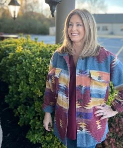 Jodifl Aztec Shacket TOPS