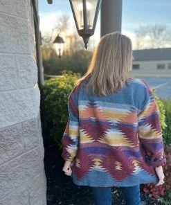 Jodifl Aztec Shacket TOPS