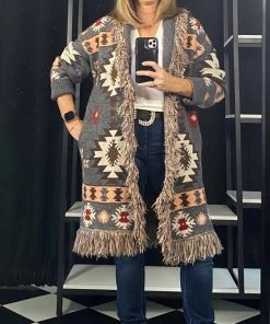 Jodifl TOPS Aztec Cardigan