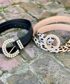 Joberry Rhinestone Leopard Belt