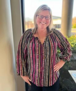 Andree By Unit Classic Stripe Blouse TOPS