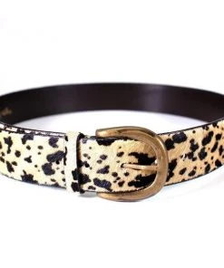 Diba True Cow Print Leather Belt ACCESSORIES