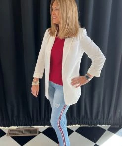 Ellison White Blazer OUTERWEAR