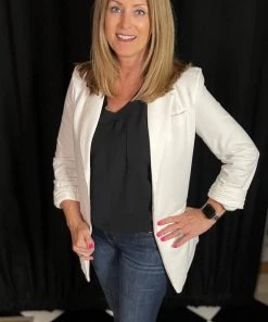 Ellison White Blazer OUTERWEAR