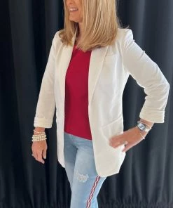 Ellison White Blazer OUTERWEAR