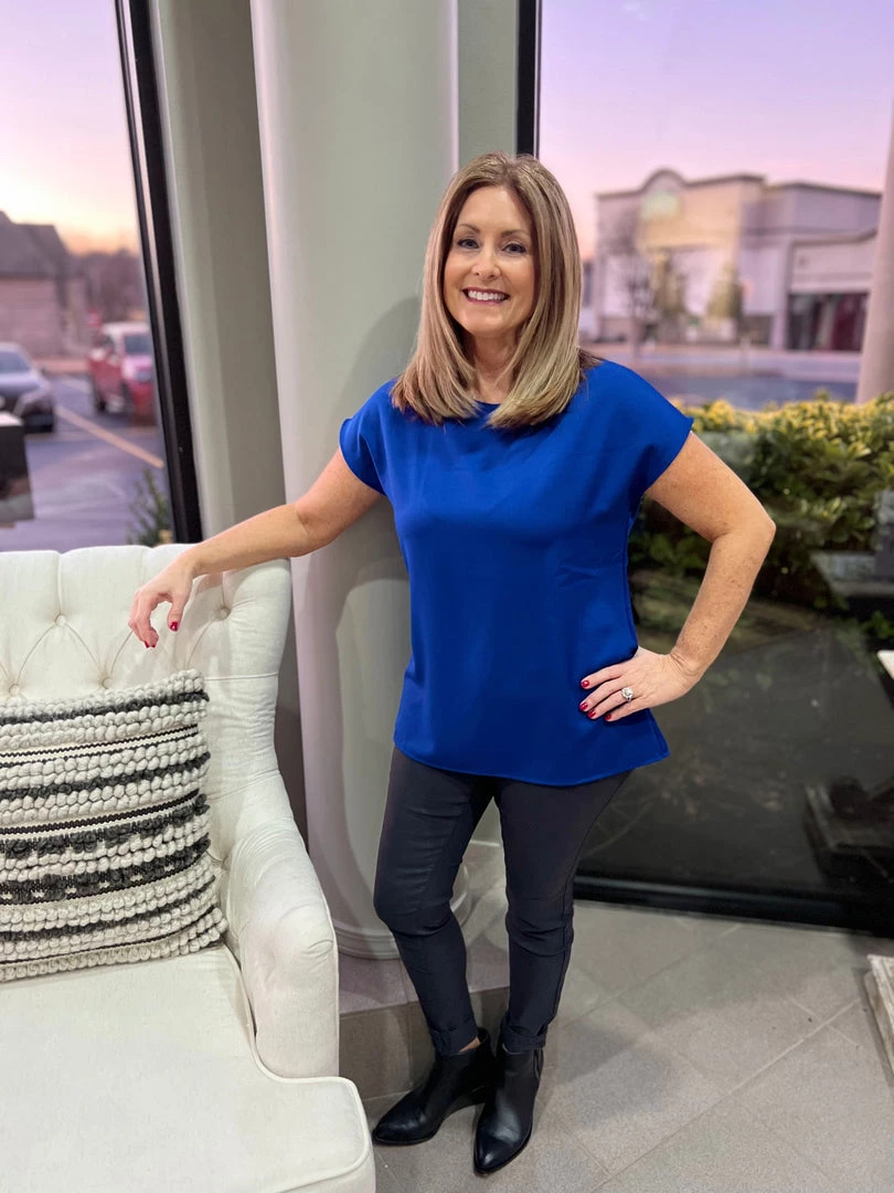 2Hearts TOPS Cap Sleeve Top