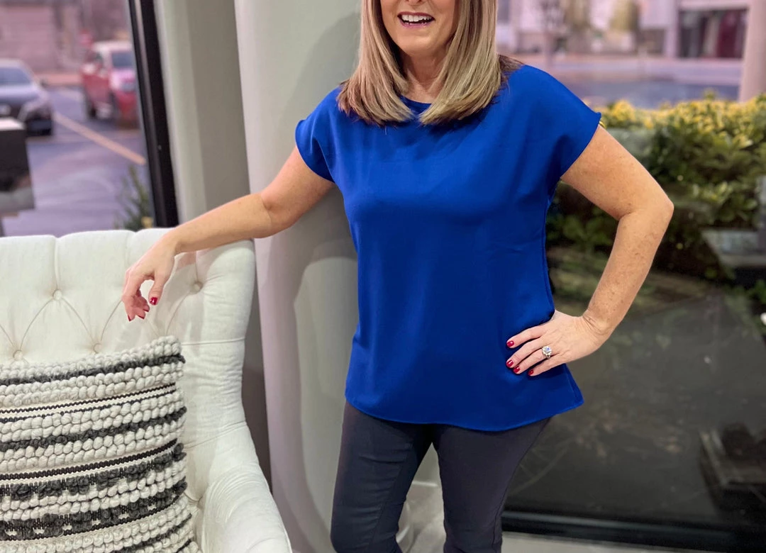 2Hearts TOPS Cap Sleeve Top