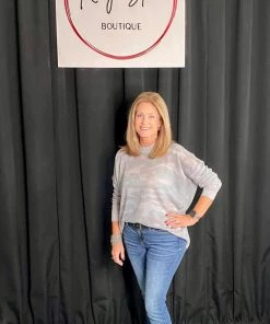 Fate Sheer Camo Sweater