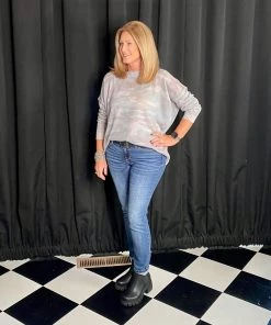 Fate Sheer Camo Sweater