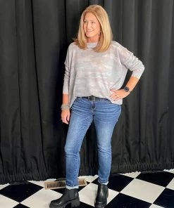 Fate Sheer Camo Sweater