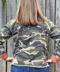 Mystree Camo Trucker Jacket