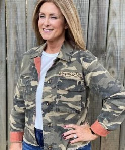 Mystree Camo Trucker Jacket