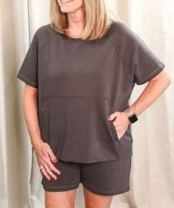 Mono B Boxy Top And Shorts Set