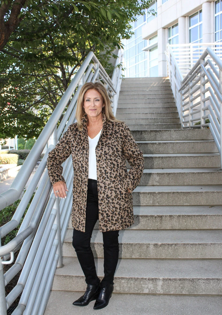 Andree By Unit Leopard Jacket OUTERWEAR