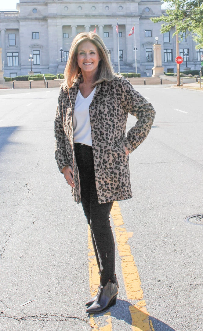 Andree By Unit Leopard Jacket OUTERWEAR