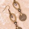 Dylan Beaded Coin Earrings ACCESSORIES