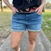 Judy Blue BOTTOMS Cuffed Hem Shorts