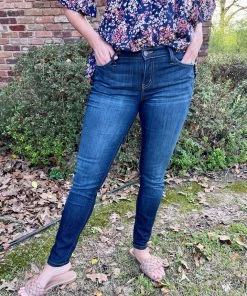 BOTTOMS Judy Blue Dark Wash Denim