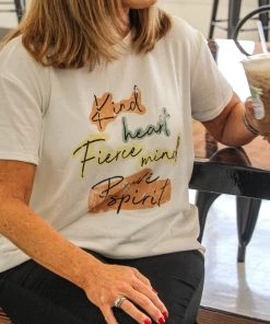 Ruby Stone Boutique Kind, Fierce, Brave Graphic Tee