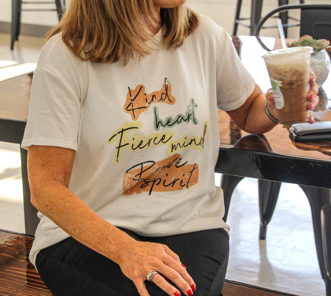 Ruby Stone Boutique Kind, Fierce, Brave Graphic Tee
