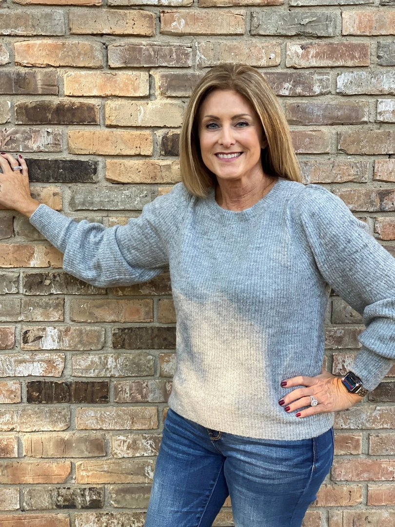 Sweet Habit Favorite Grey Sweater TOPS