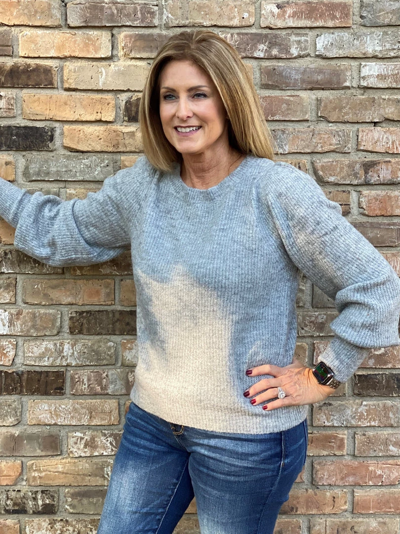 Sweet Habit Favorite Grey Sweater TOPS