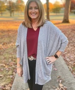 Gilli TOPS Dolman Sleeve Cardigan