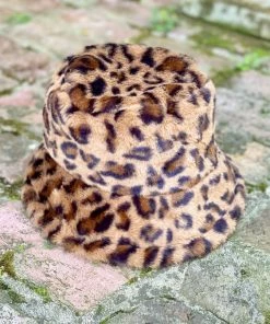 Ruby Stone Boutique Fur Bucket Hat ACCESSORIES