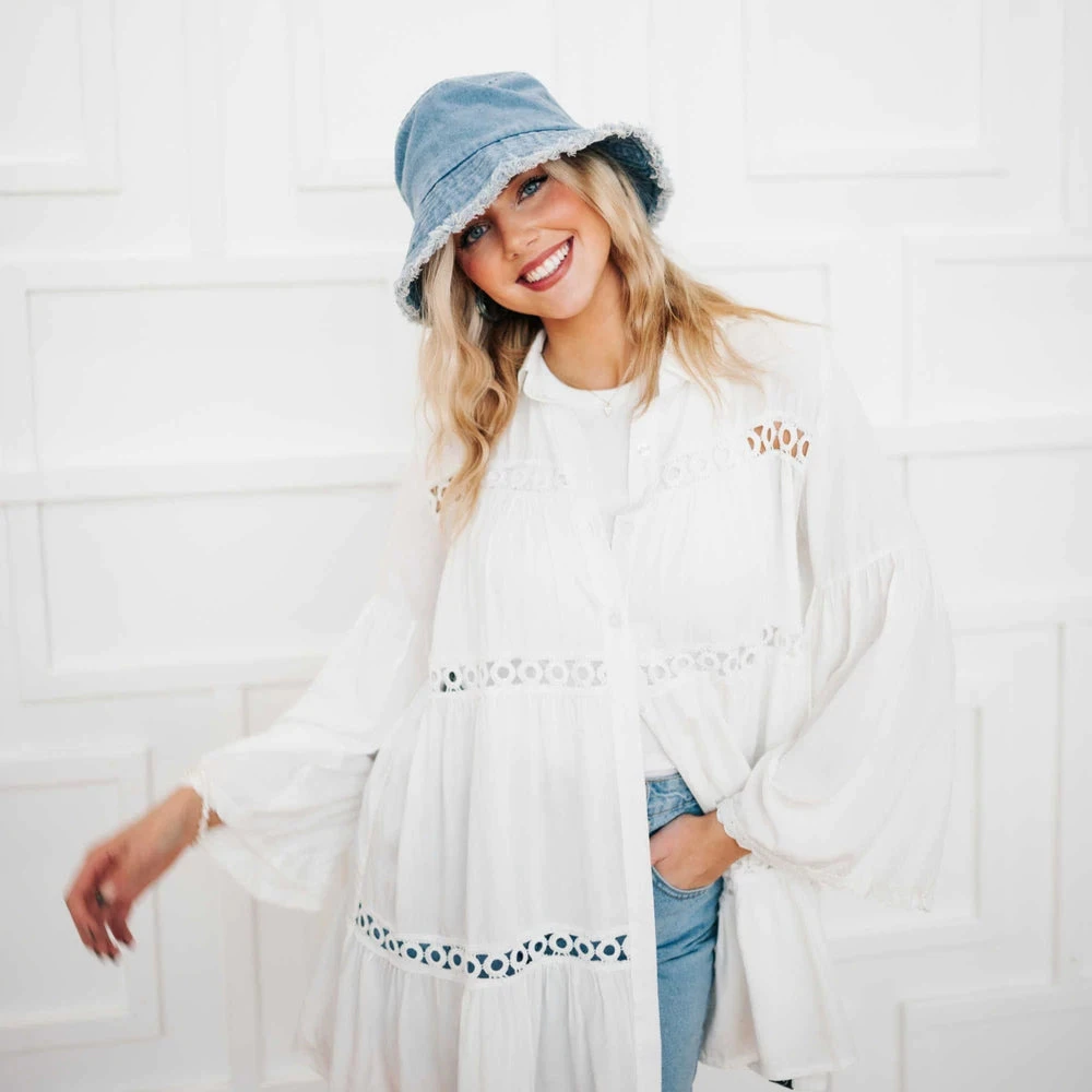 Pretty Simple Denim Bucket Hat