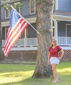 Ruby Stone Boutique Red Jewel Top