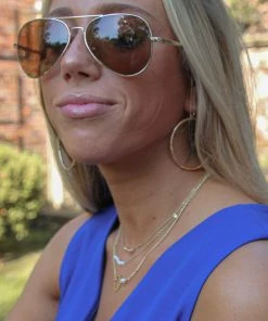 Ruby Stone Boutique Ruby Stone 2021 Signature Earrings: Gold ACCESSORIES