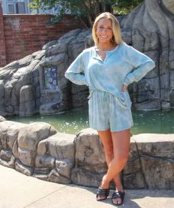 Ruby Stone Boutique SHORTS Tie Dye Short Set