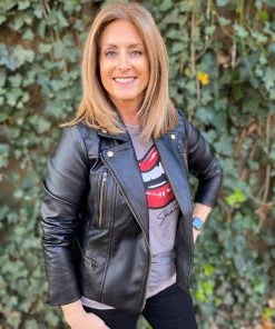 Fate Leather Biker Jacket JACKETS