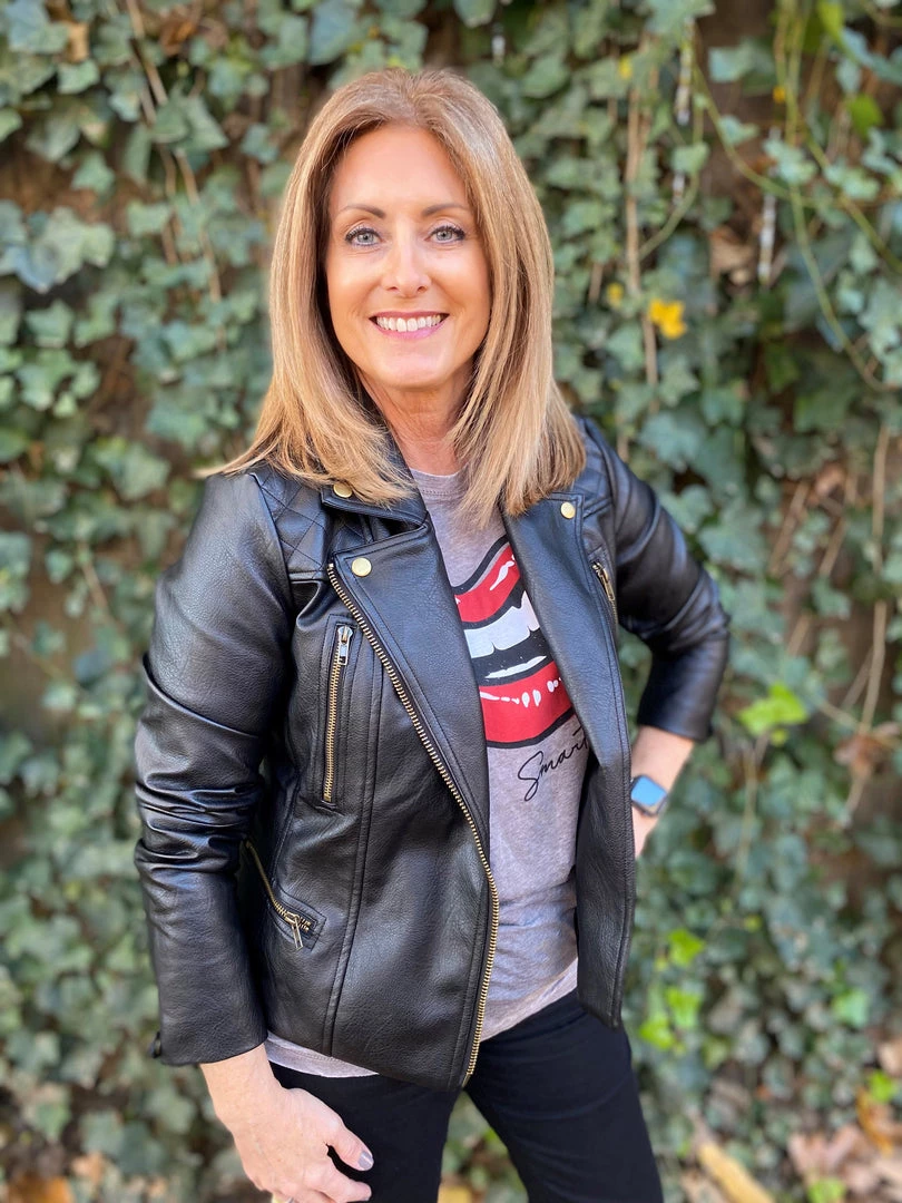 Fate Leather Biker Jacket JACKETS