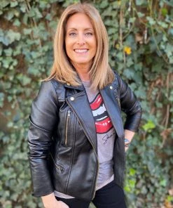 Fate Leather Biker Jacket JACKETS