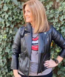 Fate Leather Biker Jacket JACKETS