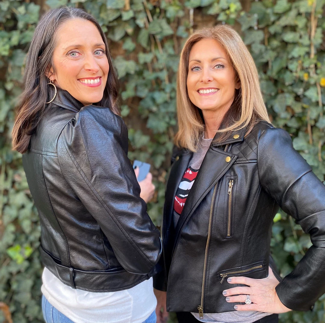 Fate Leather Biker Jacket JACKETS