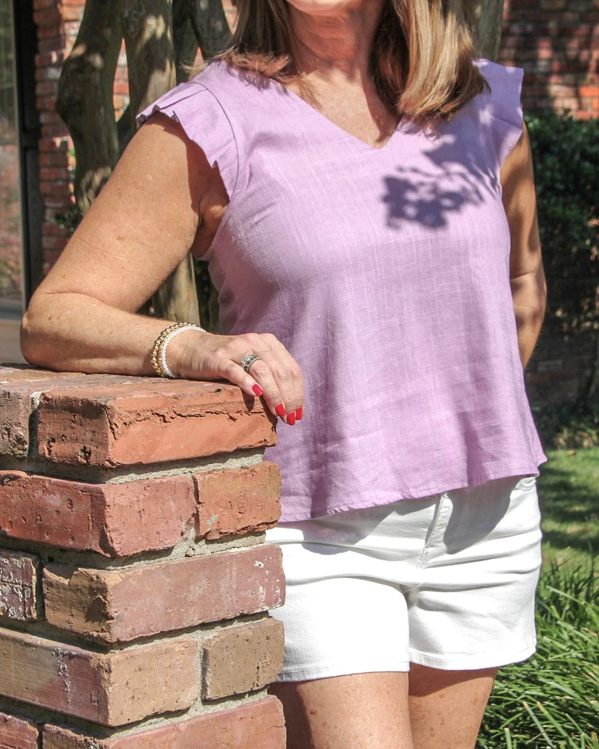 Ruby Stone Boutique TOPS Lavender Lush Top