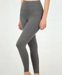 Zenana BOTTOMS Microfiber Wide Waistband Leggings