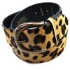Diba True Leopard Print Leather Belt